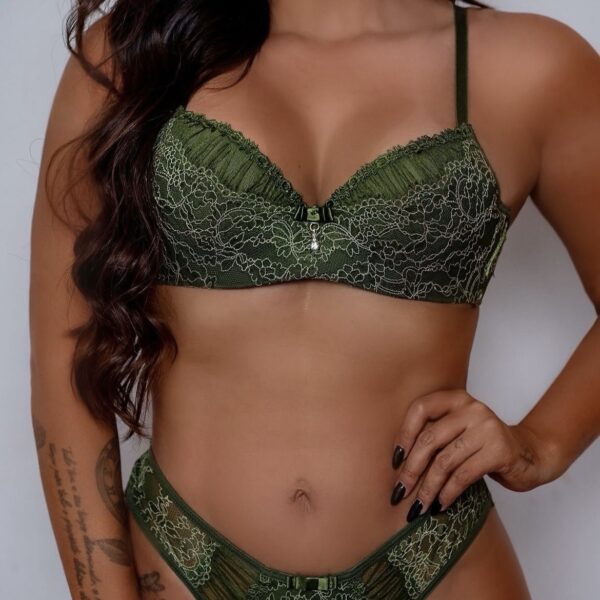 Eden Green lingerie set